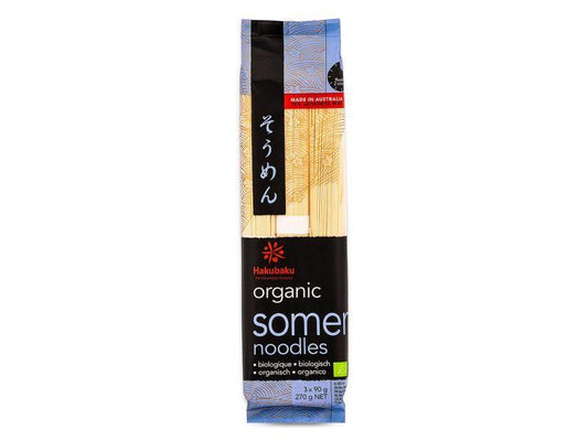 (Case) Hakubaku Organic Somen Noodles そうめん 270g*8