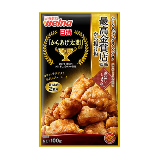 (Case) Gold Award Fried Chicken Powder (Soy Sauce Flavour) 100g*12*4