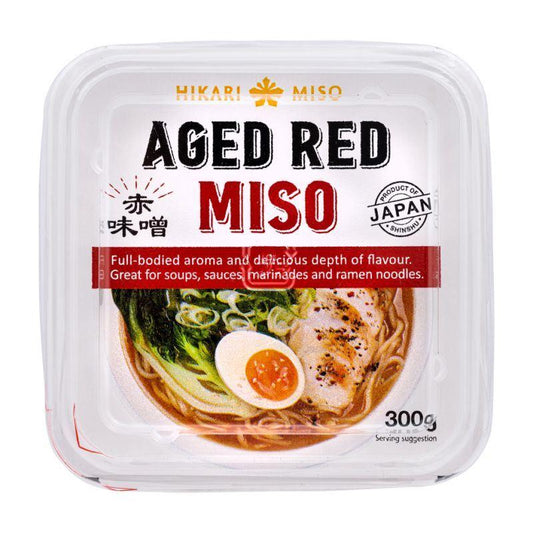 (Case) Hikari Miso Aged Red Miso 赤味噌 300g*8