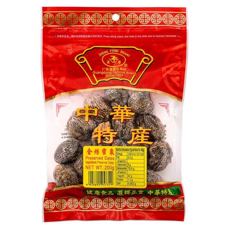 (Case) Zheng Feng Preserved Dates 正豐 金絲蜜棗 200g*50