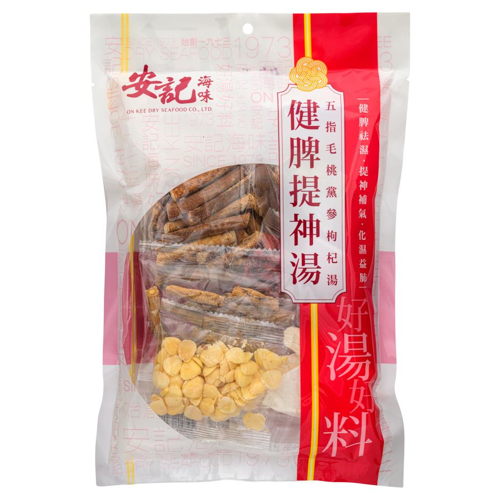 (Case) On Kee Hairy Fig & Deng Shen Soup for Strengthening Spleen 安記 健脾提神湯 (五指毛桃黨參枸杞湯) 140g*24