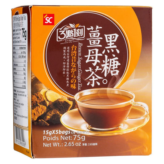(Case) 3:15pm Brown Sugar Ginger Tea 3點1刻 黑糖薑母茶 75g*24