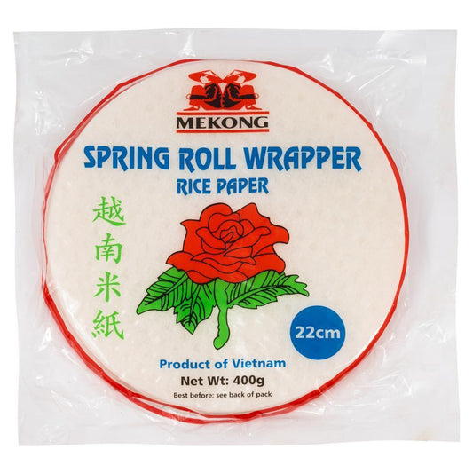 (Case) Mekong Spring Roll Wrapper Rice Paper 越南米紙 (22cm) 400g*24