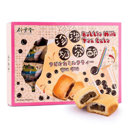Bamboo House Bubble Milk Tea Cake 竹葉堂 珍珠奶茶酥 15 x 250g