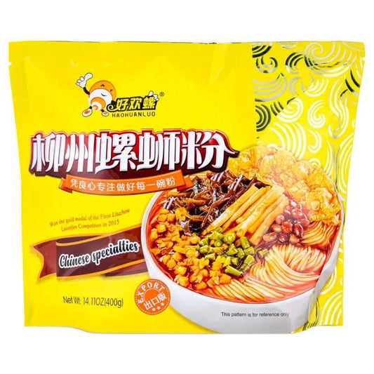 (Case) Hao Huan Luo Artificial Snail Vermicelli Liuzhou Luosifen 好歡螺 柳州螺螄粉 400g*24