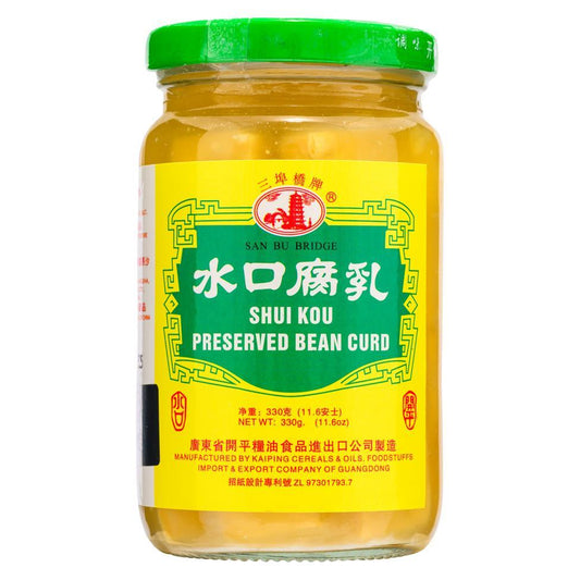 (Case) San Bu Bridge Shui Kou Preserved Bean Curd 三埠橋牌 水口腐乳 330g*36