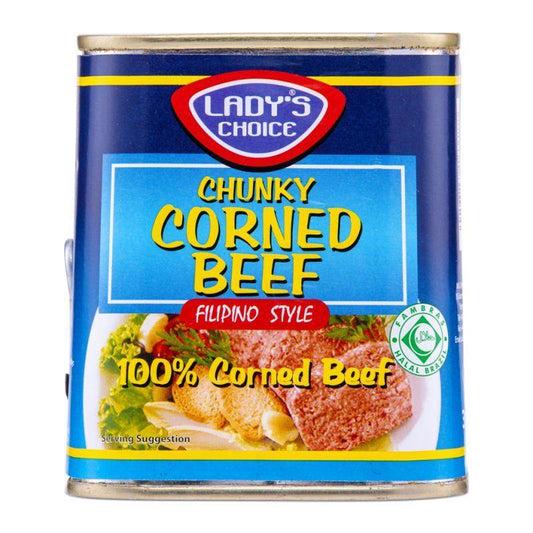 Lady's Choice Chunky Corned Beef (Filipino Style) 340g*12