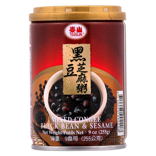 (Case) Taisun Mixed Congee with Black Bean and Sesame 泰山 黑豆芝麻粥 255g*24