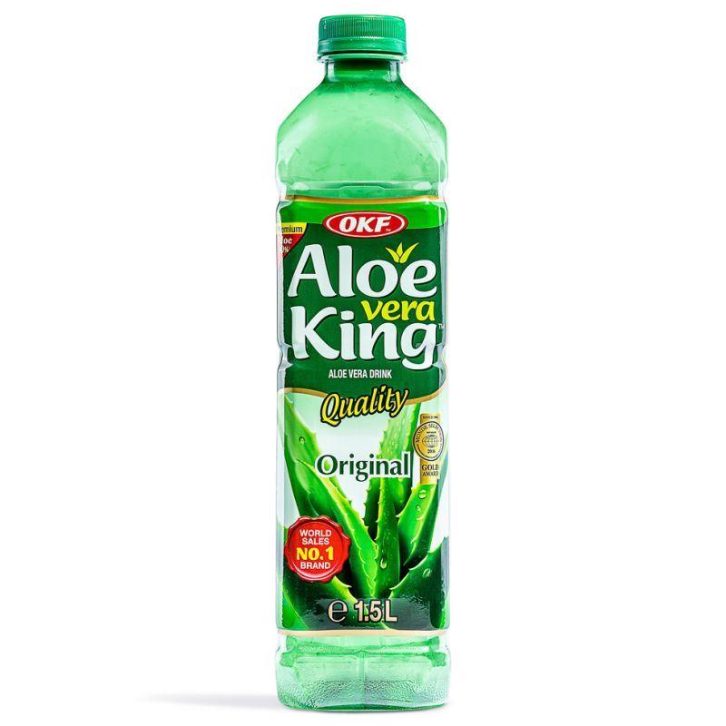(Case) OKF Aloe Vera King Original Aloe Vera Drink 1.5L*12