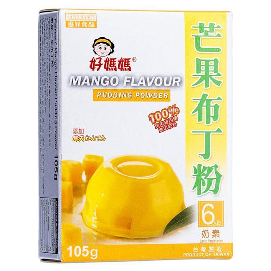 (Case) Fairsen Mango Flavour Pudding Powder 惠昇 好媽媽芒果布丁粉 105g*20