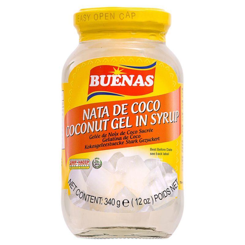 Buenas Nata de Coco Coconut Gel in Syrup 24 x 340g