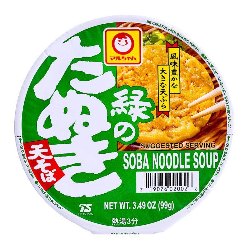(Case) Maruchan Soba Noodle Soup (Midori No Tanuki Soba) 99g*12