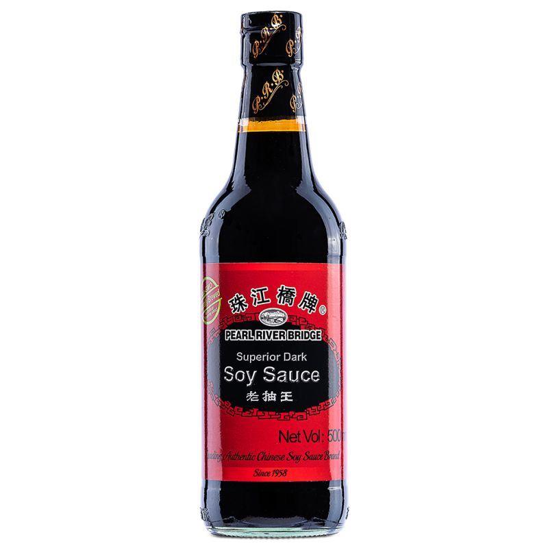 Pearl River Bridge Superior Dark Soy Sauce (L) 珠江橋牌 老抽王 (大) 12 x 500ml