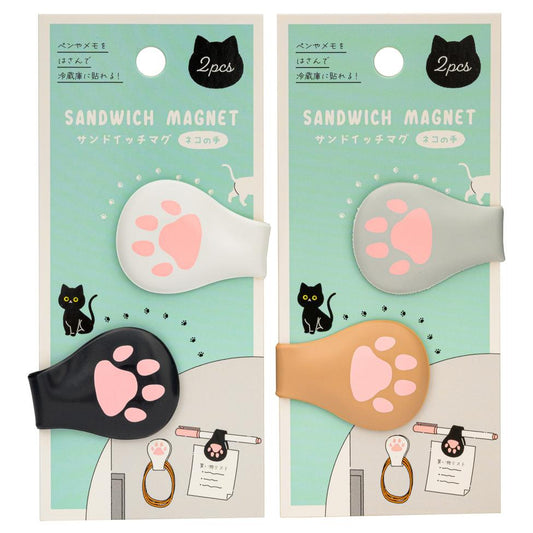 (Case) Sandwich Magnet Cats Paw 創意磁力貼 貓掌造型 *12