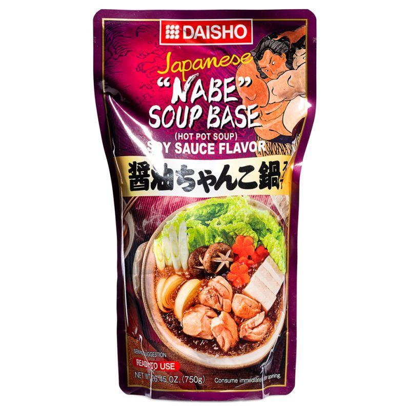 (Case) Daisho Japanese Nabe Hot Pot Soup Base (Soy Sauce Flavour) 醤油ちゃんこ鍋 750g*10