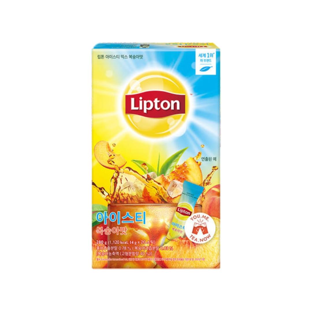 (Case) Lipton Iced Tea Stick (Peach Flavour) (20 Sticks) 립톤 아이스티 믹스 복숭아맛 (20스틱) (14g*20)*20