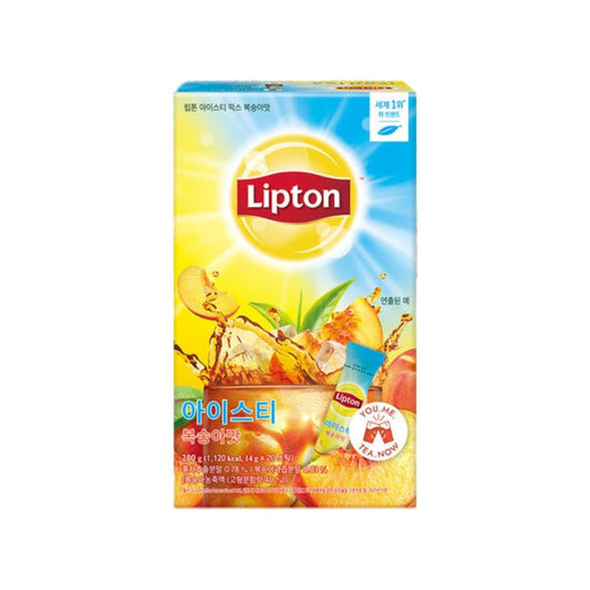 (Case) Lipton Iced Tea Stick (Peach Flavour) (20 Sticks) 립톤 아이스티 믹스 복숭아맛 (20스틱) (14g*20)*20