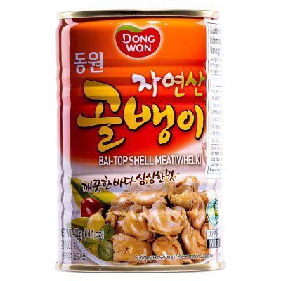 (Case) Dongwon Canned Whelk Meat 자연산 골뱅이 400g*24