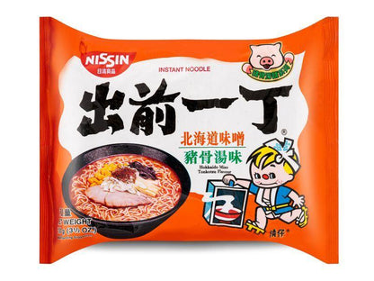 (Case) Nissin Hokkaido Miso Tonkotsu Flavour Noodles 出前一丁北海道味噌豬骨湯味麵 100g*30