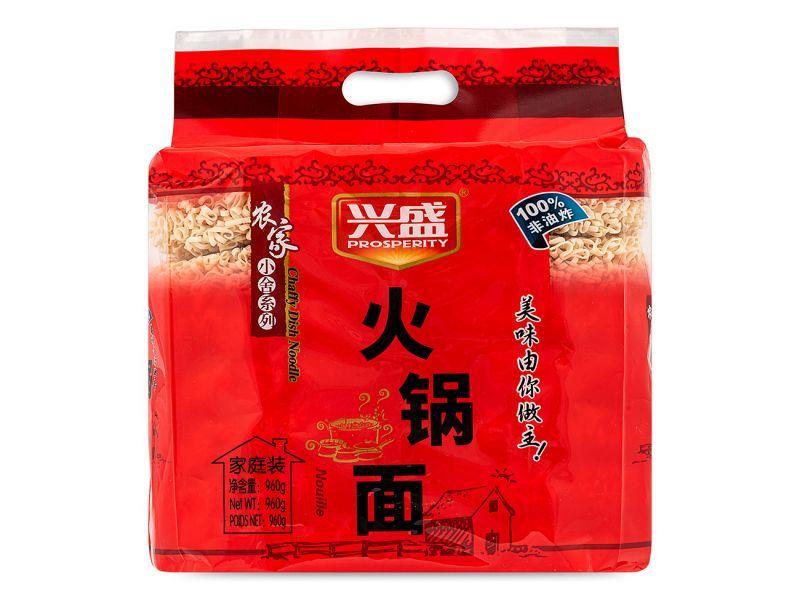 (Case) Prosperity Chaffy Dish Wheat Noodle 興盛 火鍋麵 (家庭裝) 960g*9
