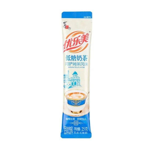 (Case) Xizhilang ST Low Sugar Assam Tea Flavour Milk Tea (Single Pack) 喜之郎 優樂美阿薩姆茶風味低糖奶茶 (散裝) (25g*25)*5