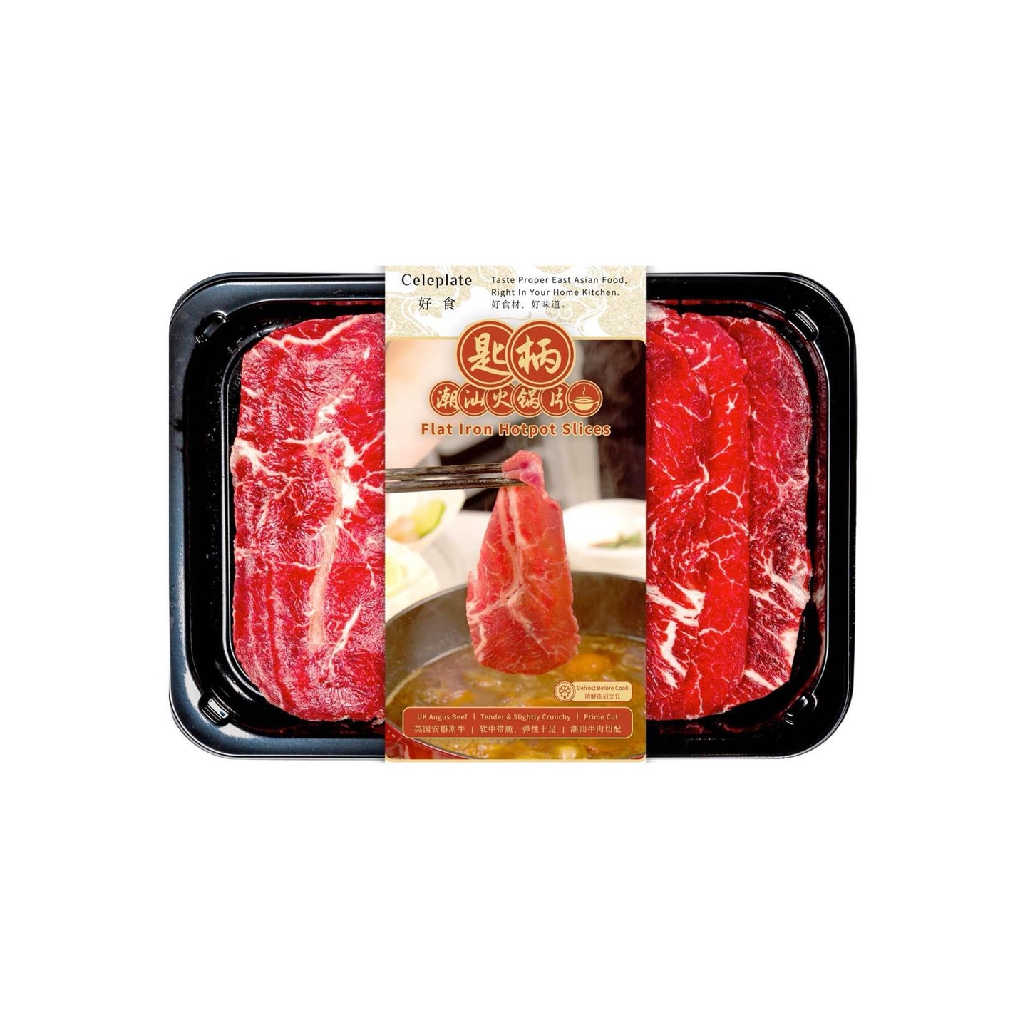 ❄️ Celeplate Flat Iron Hot Pot Slices 25 x 150g