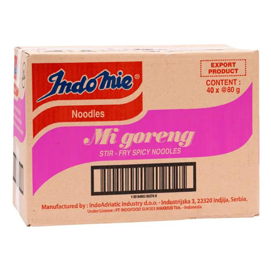 (Case) Indomie Mi Goreng Stir-Fry Spicy Noodles (80g*5)*8