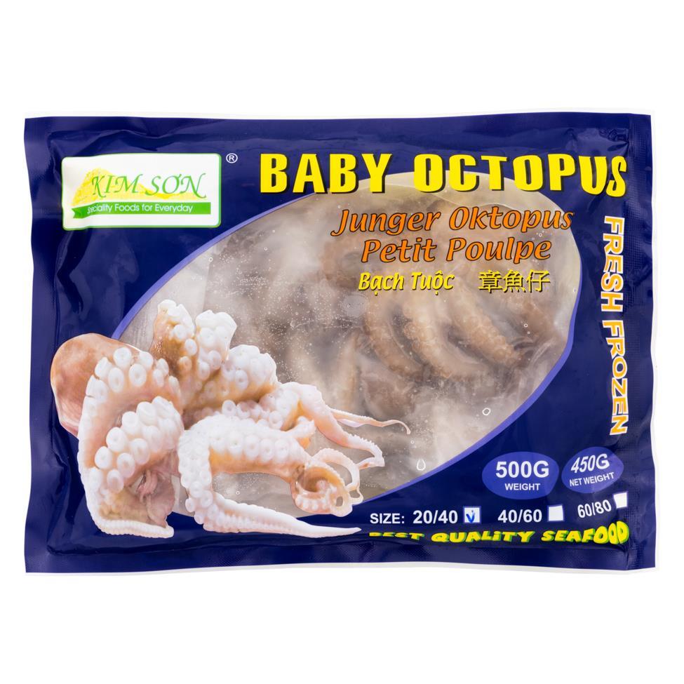 ❄️  Kim Son Baby Octopus (Size: 20/40) 章魚仔 20 x 500g
