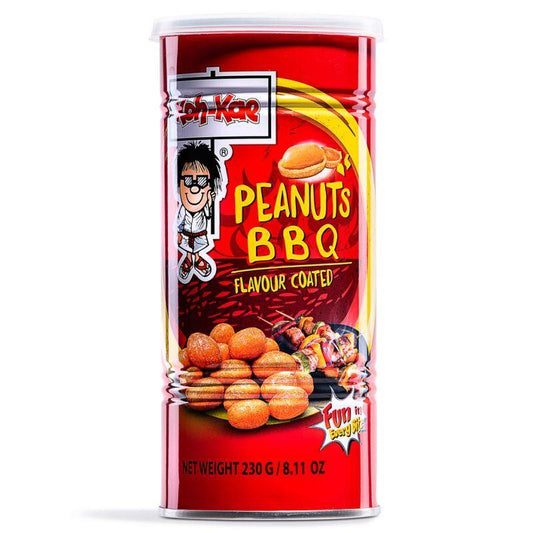 (Case) Koh-Kae BBQ Flavour Coated Peanuts 大哥 燒烤味花生豆 230g*12