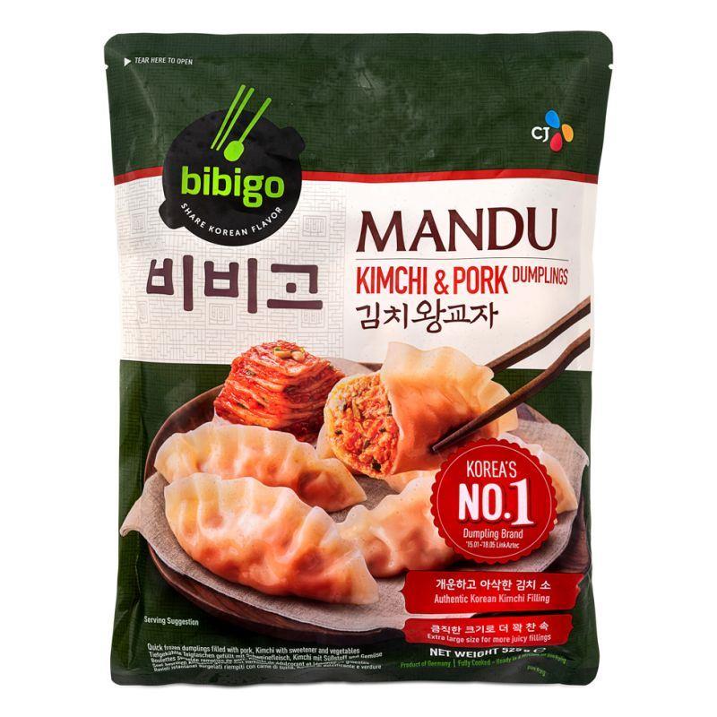 ❄️ CJ Bibigo Mandu Dumplings (Kimchi & Pork) 김치왕교자 15 x 525g