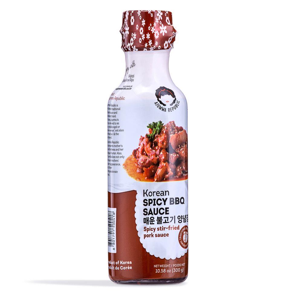 Ajumma Republic Korean Spicy BBQ Sauce (Spicy Stir-fried Pork Sauce) 6 x 300g