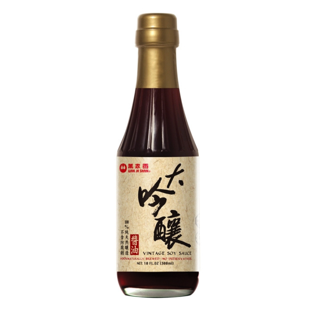 Wan Ja Shan Vintage Soy Sauce 萬家香 大吟釀醬油 12 x 300ml