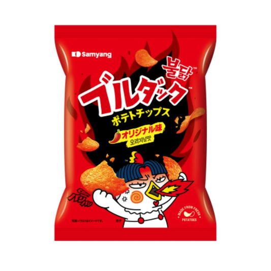 (Case) Samyang Buldak Potato Chips (Original Flavour) ブルダックポテトチップス (オリジナル味) 55g*20