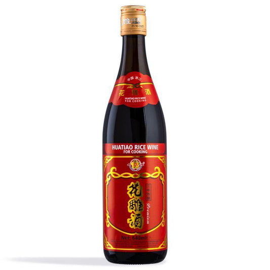 (Case) Gold Plum Huatiao Rice Wine for Cooking 金梅 三年陳釀花雕酒 (ABV 14.5%) 640ml*12