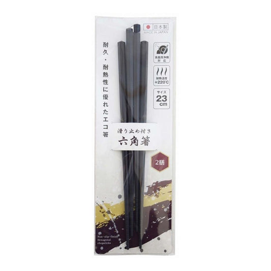 (Case) Non-Slip Hexagonal Chopsticks 2P *12