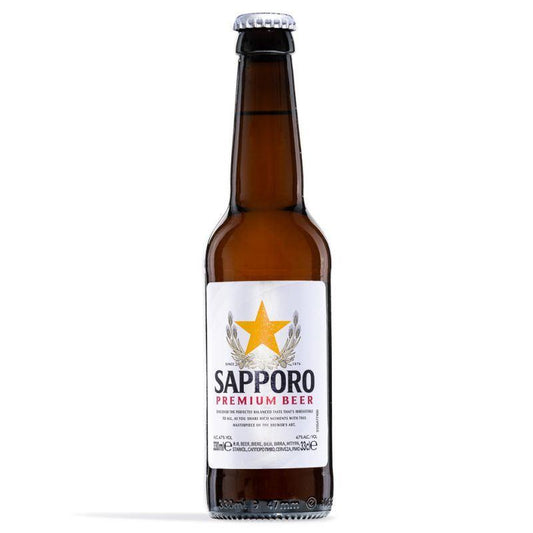 (Case) Sapporo Japanese Premium Beer (ABV 4.8%) 330ml*24