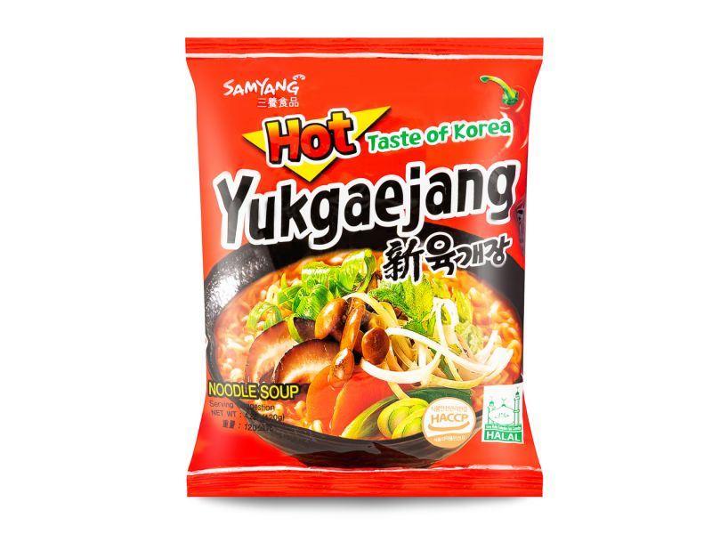 (Case) Samyang Hot Yukgaejang Noodle Soup 육개장 120g*20