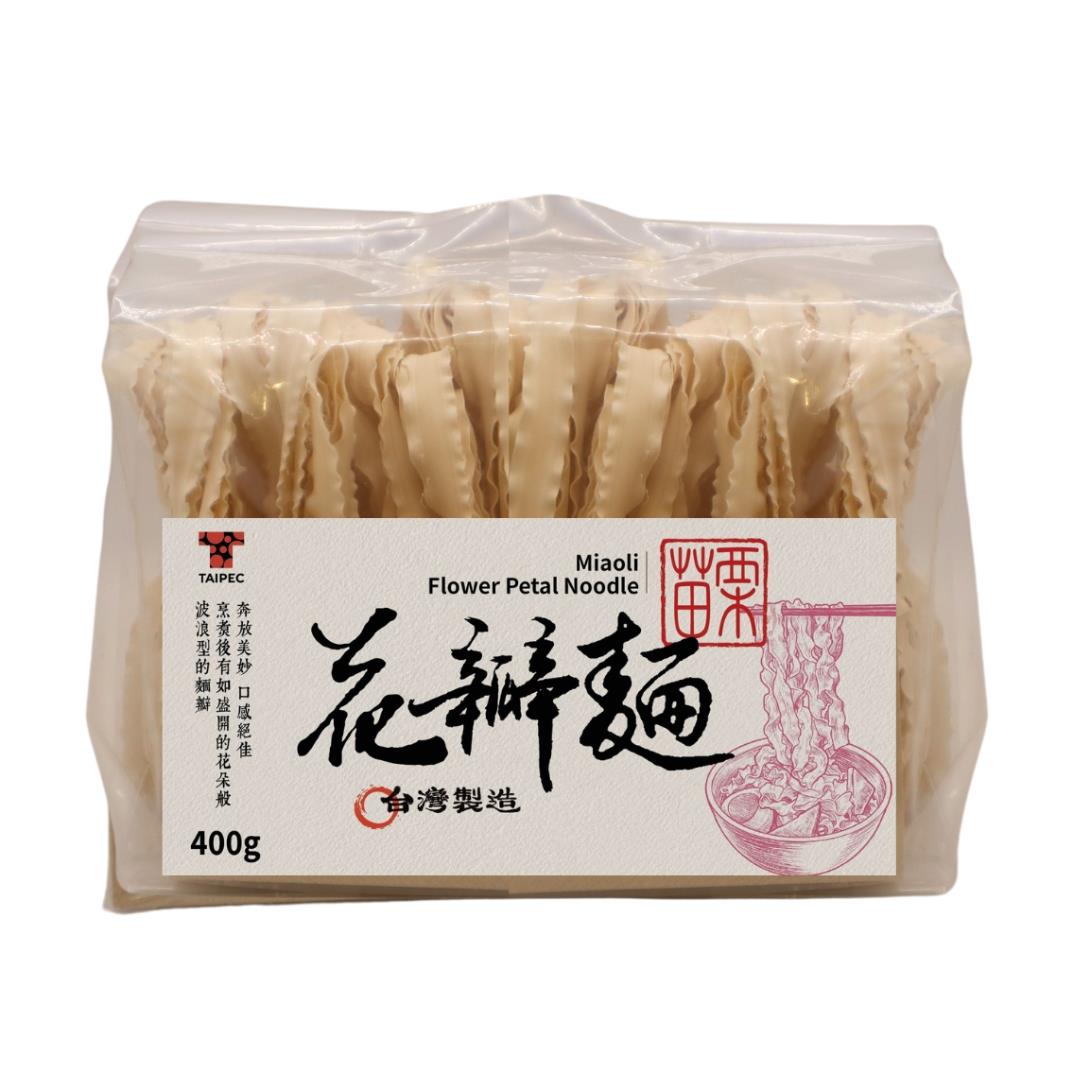 (Case) Taipec Miaoli Flower Petal Noodle 台沛 苗粟花瓣麵 400g*24