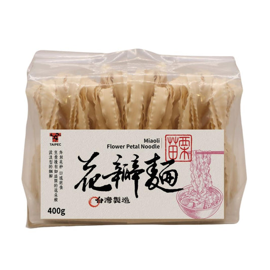 (Case) Taipec Miaoli Flower Petal Noodle 台沛 苗粟花瓣麵 400g*24