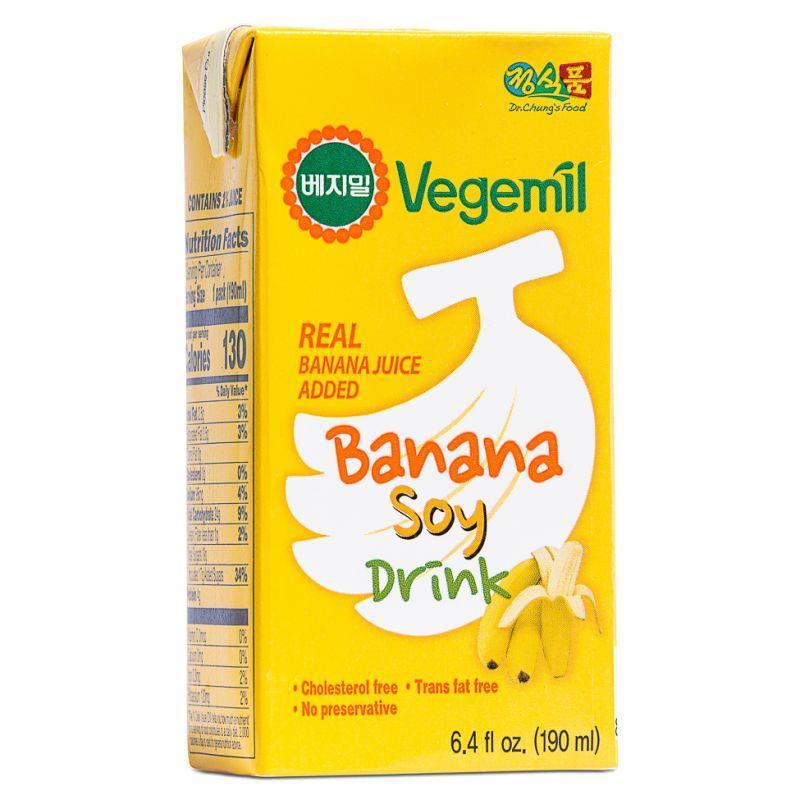 (Case) Vegemil Soy Drink (Banana Flavour) 190ml*16*6