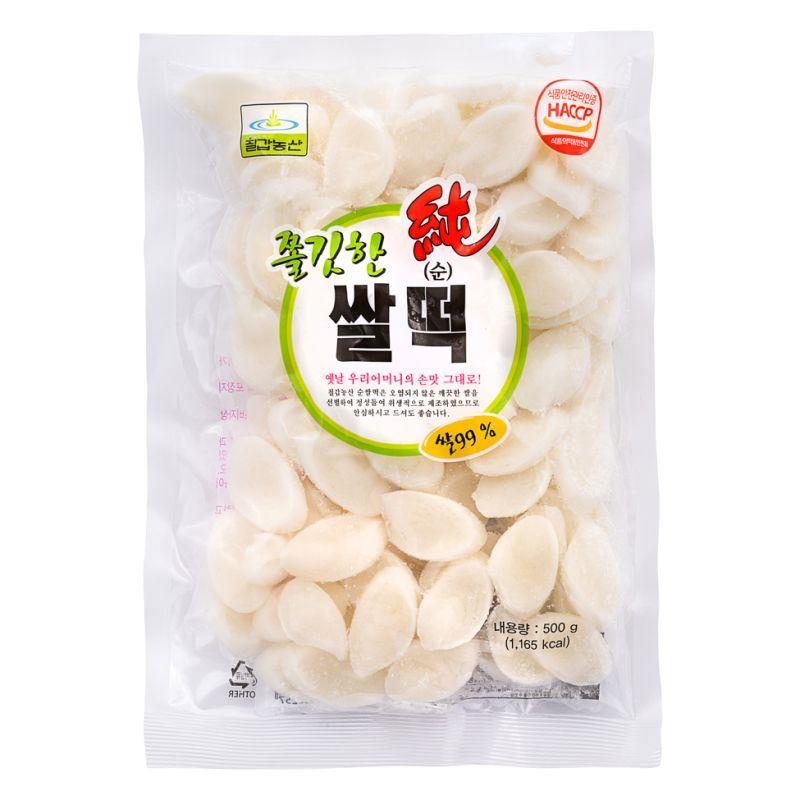 ❄️ Chilkab Frozen Rice Cake (Sliced) 쫄깃한 쌀떡 20 x 500g