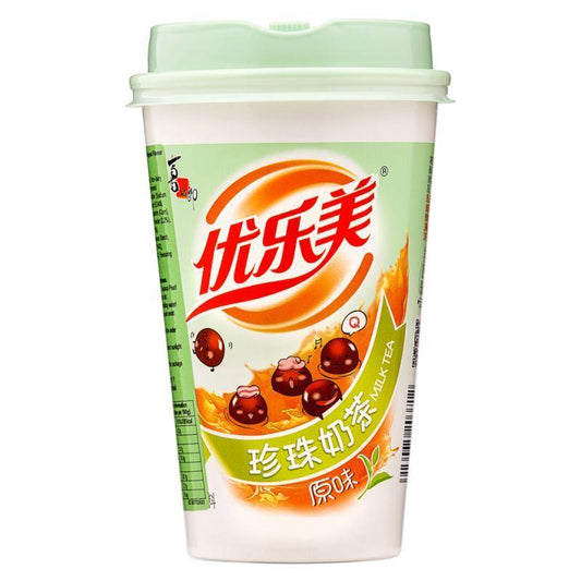 (Case) Xizhilang ST Instant Milk Tea Drink With Tapioca Pearl (Original Flavour) 喜之郎 優樂美珍珠奶茶 (原味) 70g*30