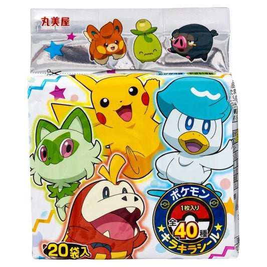 (Case) Marumiya Pokemon Furikake Seaweed Rice Seasoning with Glitter Sticker (4 Flavours) 丸美屋 ポケモン ふりかけミニパック 50g*10*6
