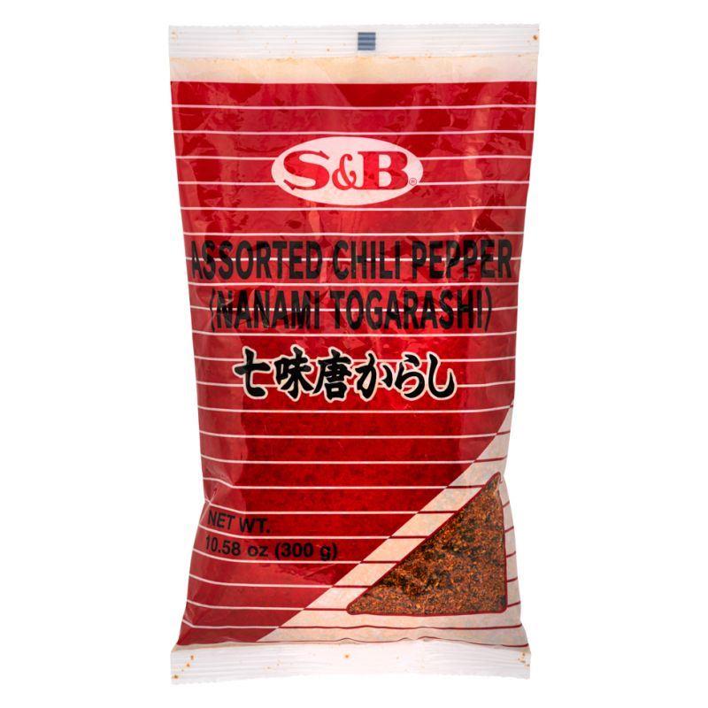 (Case) S&B Assorted Chili Pepper Shichimi (Nanami Togarashi) 七味唐がらし 300g*30