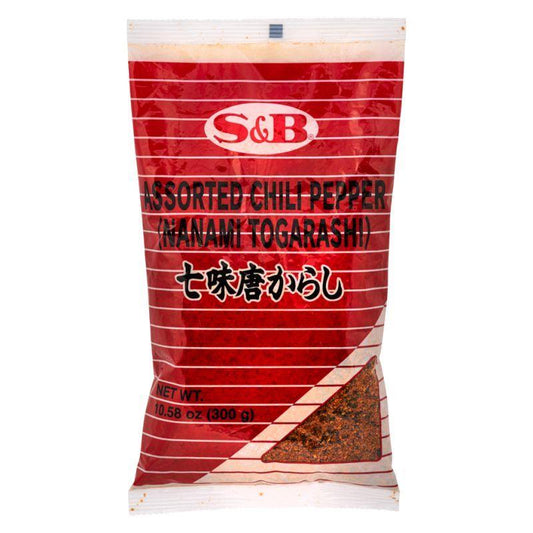 (Case) S&B Assorted Chili Pepper Shichimi (Nanami Togarashi) 七味唐がらし 300g*30