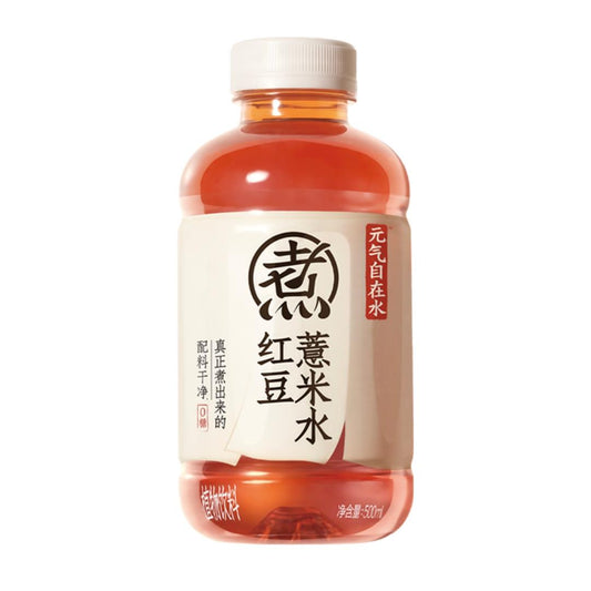 (Case) Genki Forest Red Bean & Barley Drink 元氣自在水 薏米紅豆水 500ml*15