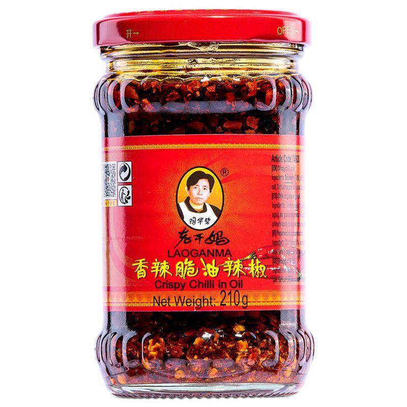 (Case) Lao Gan Ma Crispy Chilli in Oil 老乾媽 香辣脆油辣椒 210g*24 (EU)