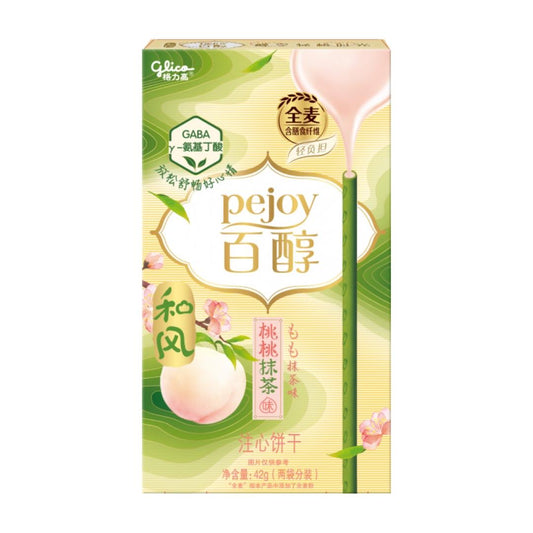 (Case) Glico Pejoy Biscuit Sticks (Red Bean & Matcha Flavour) 格力高 百醇注心餅乾 (紅豆抹茶味) 42g*36