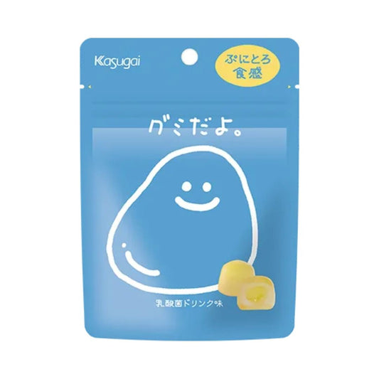 Kasugai Seika Gummy (Lactic Acide Drink Flavour) グミだよ。 乳酸菌ドリンク味 6 x (10 x 60g)