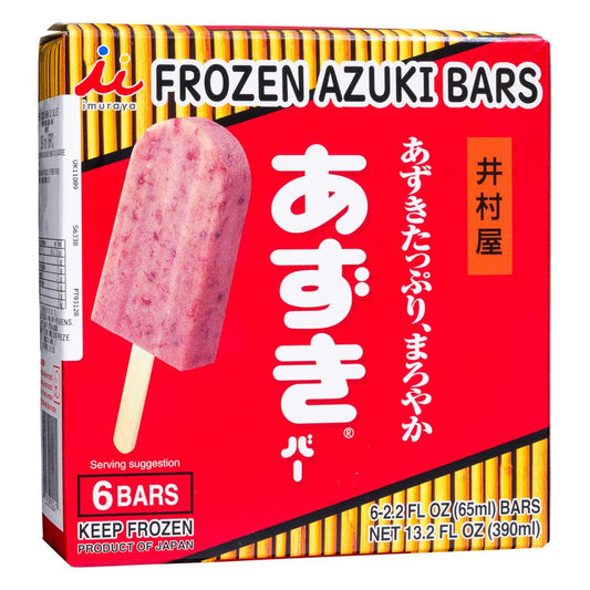 ❄️ Imuraya Sweet Adzuki Bean Ice Lollies 456G 8 x 6 pcs